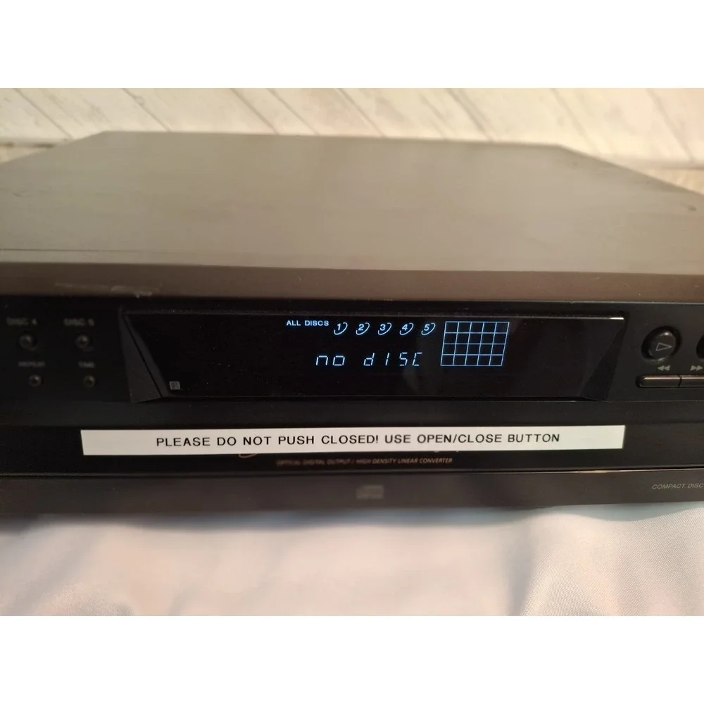 Sony CDP-CE375 5 Disc Ex-Change System/Player Tested & Works NO REMOTE Vintage